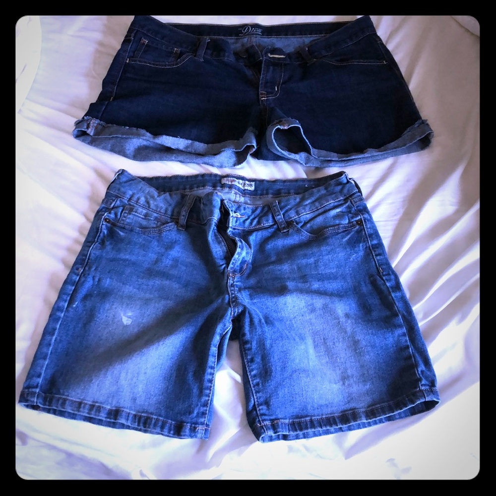 2 Pair of Jean shorts.